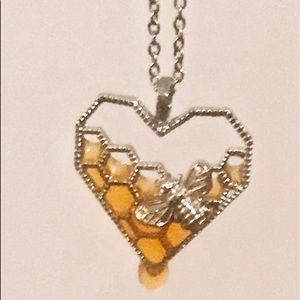 Dripping Honey Bee Necklace